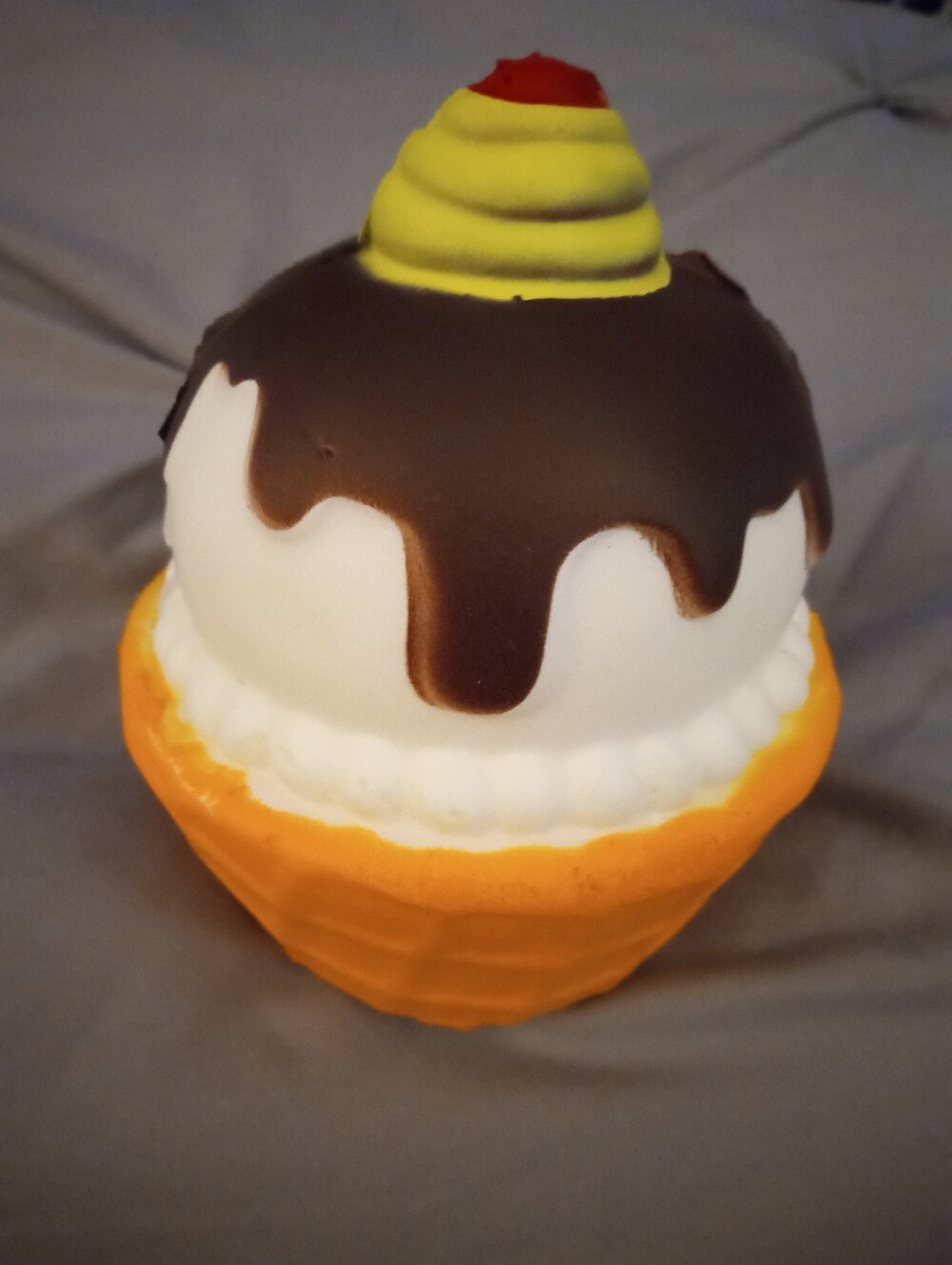 SQUISHY HOT FUDGE SUNDAE WITH HER LITTLE CHERRY ON TOP One Of A Kind - Picture 3 of 4